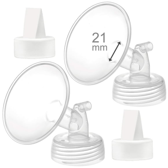 Brida de extractor de leche y válvula de pico de pato Maymom de 21 mm para Spectra