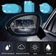 thumbnail image 3 of 2 uds vista de coche lluvia coche lateral Ow Repnt marcha atrás antivaho lluvia, ovalado, 3 of 4