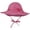 Rose Red, variant on CoCopeaunts Baby Bucket Hat for Girls Bow Decorate Summer UV Protection Outdoor Headwear Basin Hat for Boy with Chin Strap