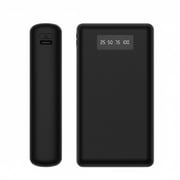 Agiufgs DIY Power Bank Case Kit for 2x 21700 Batteries, Solder-Free Snap-On Assembly, Portable Charger Shell with Type-C Bidirectional Port, Black