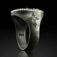 thumbnail image 5 of Fashion Men Jewelry 925 Silver Ring Punk Party Band Ring Gift Sz 6-10, 5 of 8