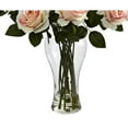 thumbnail image 2 of Nearly Natural Blooming Roses Artificial Flowers with Vase, Light Pink, 2 of 3