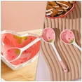 thumbnail image 3 of ColoMX 3pcs Cucharas de postres de cerámica Spoons Spoons Ice Cream cucharadas para el hogar, 3 of 7