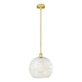 thumbnail image 3 of Innovations Lighting - White Mouchette - 1 Light Stem Hung Pendant In Modern, 3 of 7