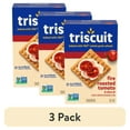 thumbnail image 3 of (3 pack) Triscuit Fire Roasted Tomato & Olive Oil Whole Grain Wheat Crackers, Snack Crackers, 8.5 oz, 3 of 24
