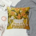 thumbnail image 2 of COMIO  Farmhouse Floral Blossom Tufted Throw Pillow Cover Spring Colorful Flower Vase Leaves Embroidery Pillowcase Soft Square Cushion Case, 2 of 5