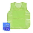 thumbnail image 4 of SunniMix Cooling Vest Adjustable Ice Cooling Vest for Cooking Fishing Hot Weather Working Green, 4 of 8