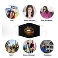 thumbnail image 6 of Face Mouth Nose Mask Cover Protection Reusable Cotton Blend Five Layer Filter Adjustable One Size Unisex Sexy Leopard Lips Design, 6 of 11