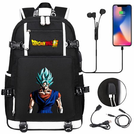 Japanese anime Dragon Ball Goku USB large-capacity backpack