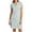 Green, variant on Women's Striped Notched Collar Button Down Short Sleeve Casual Shirt Dresses for Women Summer Everyday & Office Wear