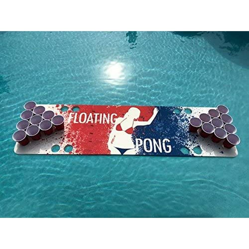 floating beer pong table for pool