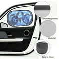thumbnail image 6 of Yuyamidu Sea Turtle Car Window Shade Hibiscus Car Side Window Sun Shade Heart Auto Rear Sunshade Blue Car Accessories Suitable for SUVs Sedans Trucks Sun UV Protection, 6 of 7