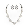 thumbnail image 1 of Collar y pendientes de perla Minnieouse 2 unids/set moda Simple moderno Plata, 1 of 6
