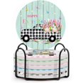 thumbnail image 4 of Easter Series Insulated Absorbent Holiday Printed Ceramic Keep Your Desktop Dry（4） ASPDCAVVF, 4 of 7
