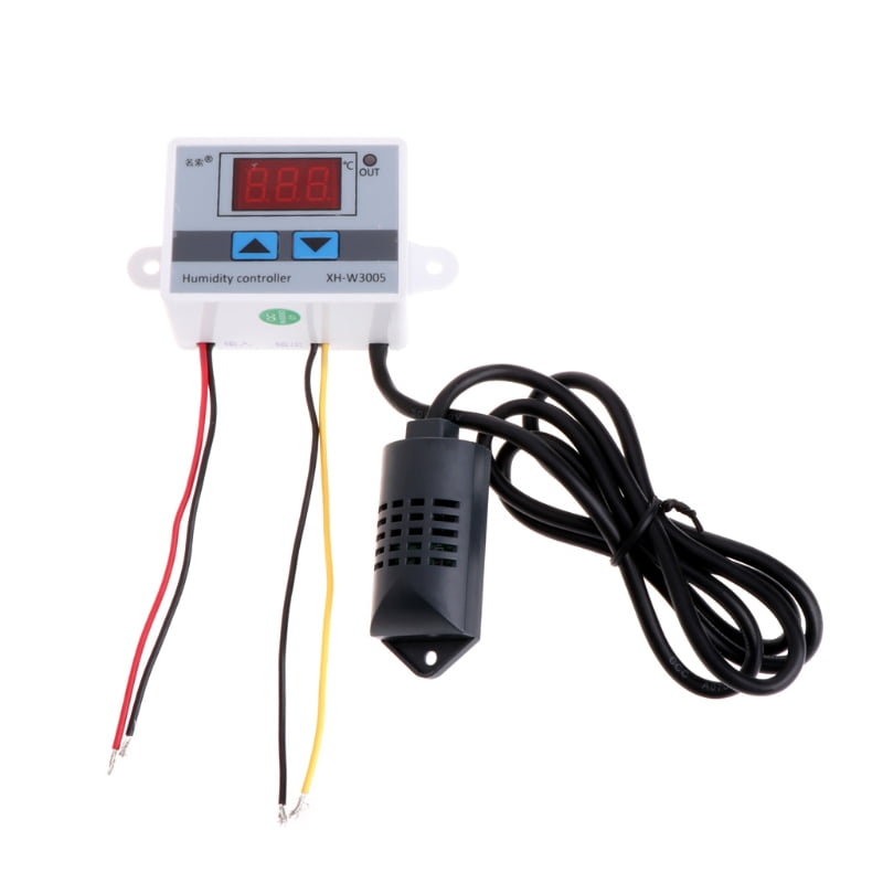 12V-220V Digital Humidity Controller Switch hygrostat Hygrometer Sensor New 