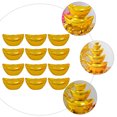 thumbnail image 3 of 12 piezas de adorno de escritorio de plástico de juguete de lingote de oro simulado para decoración (dorado), 3 of 5