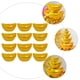 thumbnail image 3 of 12 piezas de adorno de escritorio de plástico de juguete de lingote de oro simulado para decoración (dorado), 3 of 5