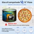 thumbnail image 2 of Lampshades 2 Pack Gold Blue Macaw 13"x13"x10" Light Shade for Table Lamps Floor Lamp Shades Lampshade Replacement Easy Assembly, 2 of 8