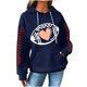 thumbnail image 5 of Camisas de Manga Larga Casual de las Mujeres Impresión No Estructurada Bolsillo Sudadera con Capucha para la Moda de Verano de Primavera, 5 of 5