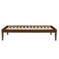 thumbnail image 3 of Powell Plumley 15.75" High Low Profile Platform Bed Frame, Twin, Walnut, 3 of 14