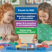 Learning Resources MathLink Cubes Mathematics for Ages 5+, 100 Pieces