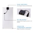 thumbnail image 2 of Tignapoo Chargeur Solaire Portable 15W Double USB avec Contrôleur Intelligent pour Alimentation d'Urgence - Idéal pour le Camping, la Randonnée et les Aventures en Plein Air, 2 of 7