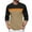Khaki, variant on ZUKMRJPC Men's Crewneck Sweatshirt Casual Long Sleeve Color Block Sweatshirt Fall Winter Comfy Workout Sport Basic Cotton Pullover Shirt