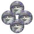 thumbnail image 5 of WOBOGO Gorgeous Persian Cat Round Placemats Set of 1 Heat Resistant Washable Kitchen Table Decorations 15.4in, 5 of 7