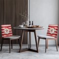 thumbnail image 4 of Xoenoiee Santa Claus Knit Print Chair Back Covers for Dining Room, Universal Back Chairs Protector, Modern Backs Covers for Dining Chair Decoration, 20 x 19 Inches Christmas Decor, 1 Pack, 4 of 7