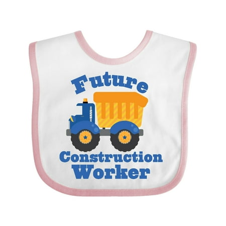 

Inktastic Construction Truck for Kids Gift Baby Boy or Baby Girl Bib