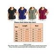 thumbnail image 2 of MAWCLOS Women Plus Size Blouse Short Sleeve V Neck Basic Tunic Tops Summer Casual Loose Shirts Tee, 2 of 5