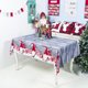thumbnail image 4 of Mantel rectangular navideño Laklulu, mantel estampado, rectangular, impermeable, para decoración de comedor y cocina, 4 of 5