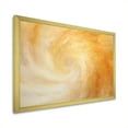 thumbnail image 5 of Designart "Spiral Of Champagne Sunrise" Abstract Spirals Picture Framed Canvas Prints, 5 of 5