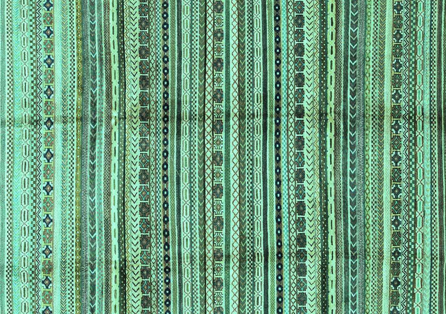 Ahgly Company Indoor Rectangle Abstract Turquoise Blue Modern Area Rugs ...