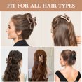 thumbnail image 4 of 4 Pcs Bow Claw Clips Simple Hollow Bowknot Hair Clips for Women and Girls, 4 of 4