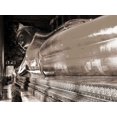 thumbnail image 2 of Pangea Images 14x12 White Modern Wood Framed Museum Art Print Titled - Praying the reclined Buddha, Wat Pho, Bangkok, Thailand (sepia), 2 of 4