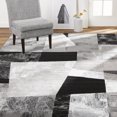 thumbnail image 1 of Home Dynamix Catalina Bismark Contemporary Geometric Area Rug, 5'3"x7'2" Rectangle, Gray/Black, 1 of 3