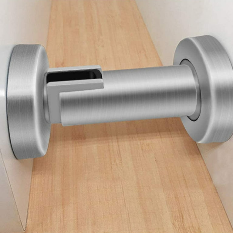 Magnetic Door Stopper, Stainless Steel Brushed Door Catch Modern Solid  Rigid Door Stoppers Baby Proof Door Holder Wall/floor Mount