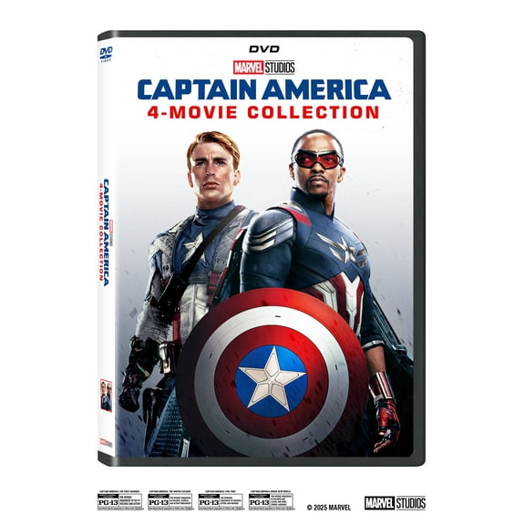 Captain America: 4-Movie Multi-Feature (DVD) Disney, Action/Adventure