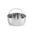 thumbnail image 4 of Cook N Home 4-Piece Stainless Steel Pasta Cooker Steamer Multipots, 12 Quart, Silver, 4 of 7