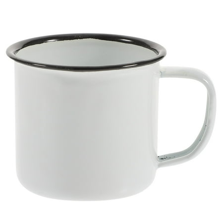 

Mug Cup Tea Enamel Coffee Mugs Cups Retro Vintage Camping Water Drinking Beverage Metal Campfire ttle Glasses Coffe Picnic