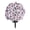 White, variant on 1 PC Artificial Pansies Flower Ground Stake, 15.74" UV Resistant Fake Outdoor Flowers for Cemetery Grave Yard Lawn Pathway - Violet Purple