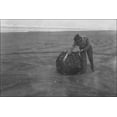 thumbnail image 1 of 24"x36" Gallery Poster, Japanese buoyant mine drifted onto Fort Stevens beach 1945, 1 of 1