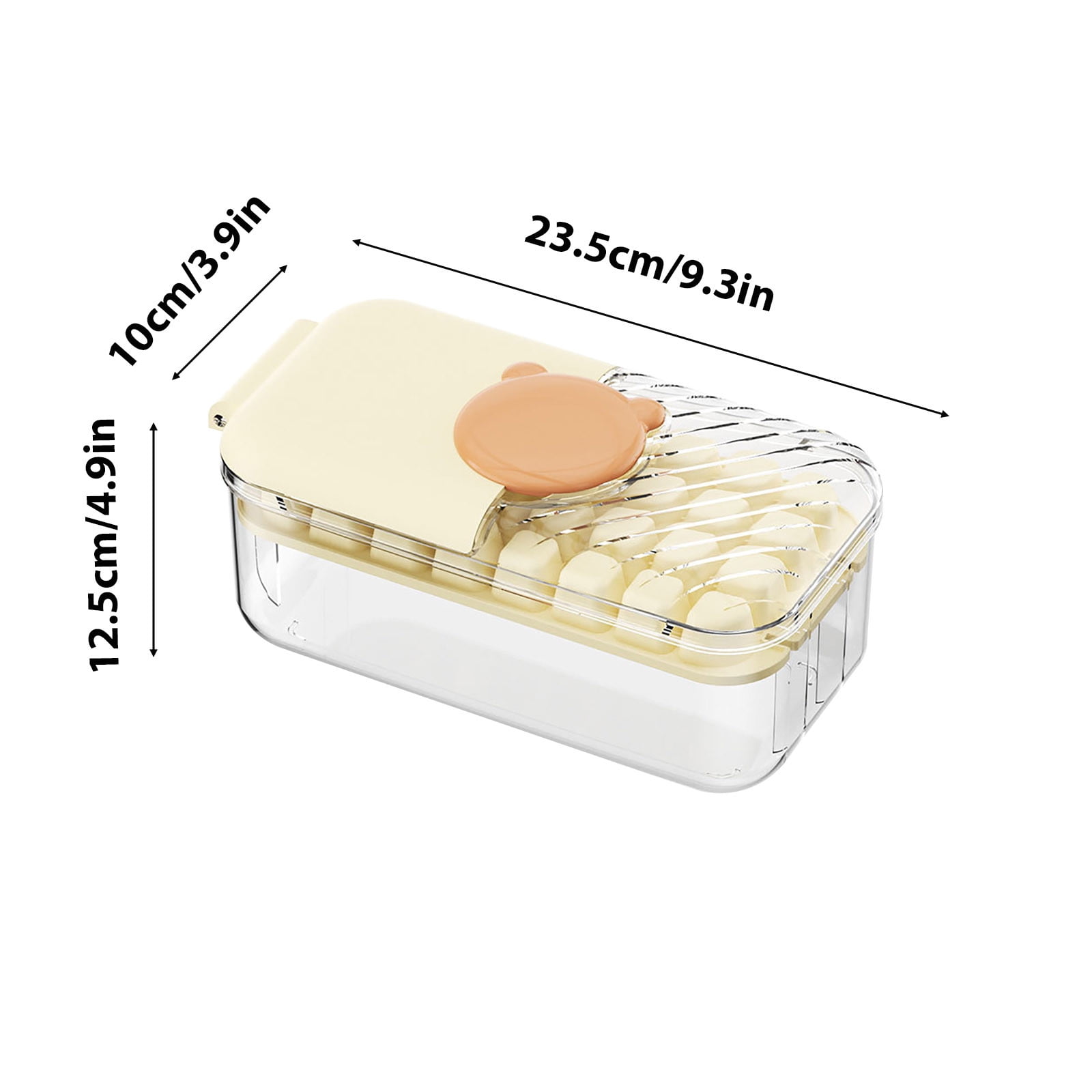 UNLLLL Pressing The Ice Block Ice Block Maker Household Food Grade Large Capacity Ice Storage Box With A Shovel, for Making Ice or Ice Cream