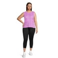 thumbnail image 2 of Avia Women's Plus Size Burnout Snakeskin Print Top, 2 of 5