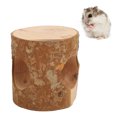 thumbnail image 4 of Hamster Hollow Tree Trunk, 3 Hole Wooden Hamster Tunnel Toy Climbing  For Pet Cage, 4 of 8