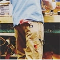 thumbnail image 3 of Dickies Mens Relaxed Fit Straight Leg Carpenter Duck Jeans, 34W x 30L, 3 of 5