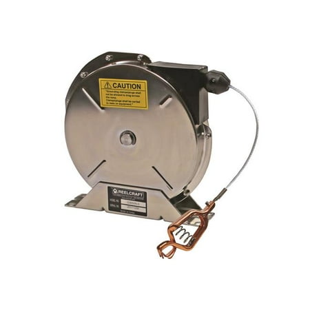 Reelcraft Spring - Reelcraft GS3050 50 ft. Spring Retractable Stainless Steel Grounding Reels