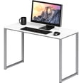 thumbnail image 1 of Commercial-Grade Office Computer Desk  x cm  Silver w/Espresso Top, 1 of 6