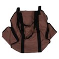 thumbnail image 1 of WHAMVOX Sac de Transport de Bois de Chauffage Pliant Marron en Toile pour Rangement Extérieur et Domestique, 1 of 5